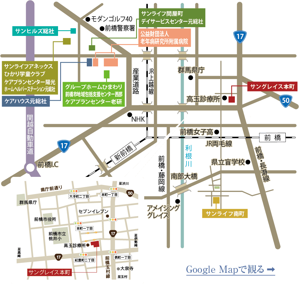 GoogleMapで観る